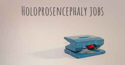 Holoprosencephaly jobs