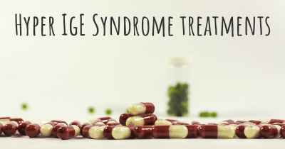 Hyper IgE Syndrome treatments
