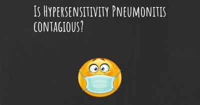 Is Hypersensitivity Pneumonitis contagious?