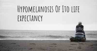 Hypomelanosis Of Ito life expectancy