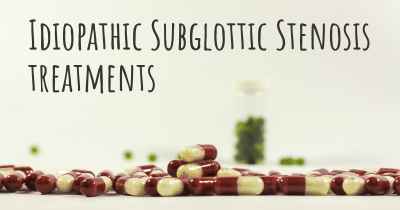 Idiopathic Subglottic Stenosis treatments