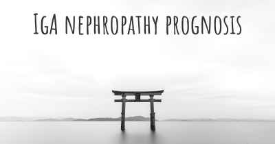 IgA nephropathy prognosis