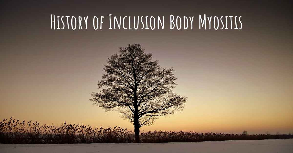 what-is-the-history-of-inclusion-body-myositis