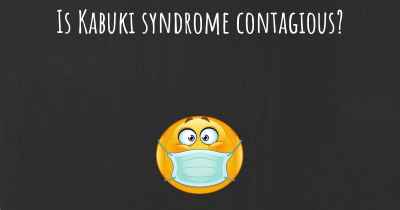 Is Kabuki syndrome contagious?
