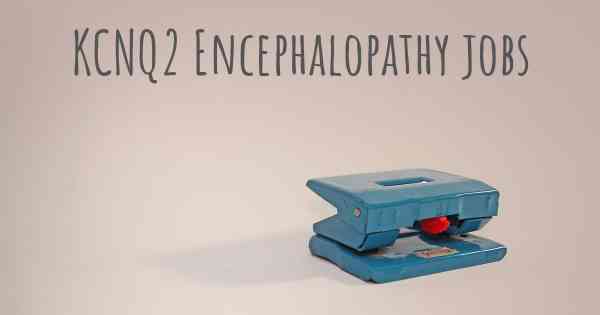 KCNQ2 Encephalopathy jobs