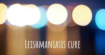 Leishmaniasis cure