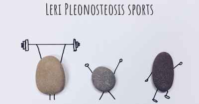 Leri Pleonosteosis sports