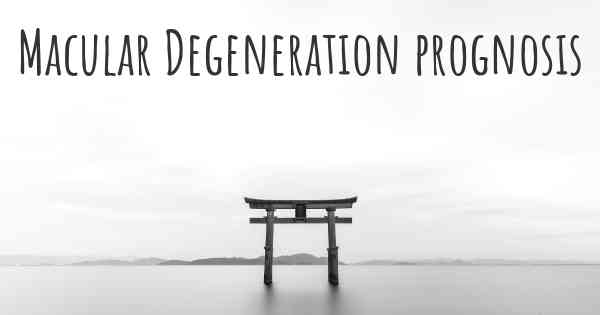 Macular Degeneration prognosis