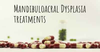 Mandibuloacral Dysplasia treatments