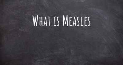 What is Measles