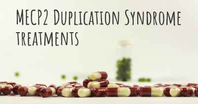 MECP2 Duplication Syndrome treatments