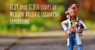 ICD9 and ICD10 codes of Median Arcuate Ligament Syndrome