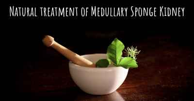 Natural treatment of Medullary Sponge Kidney