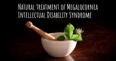 Natural treatment of Megalocornea Intellectual Disability Syndrome