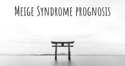 Meige Syndrome prognosis