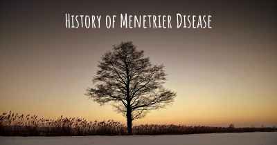 History of Menetrier Disease