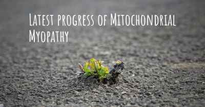 Latest progress of Mitochondrial Myopathy