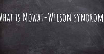 What is Mowat-Wilson syndrome