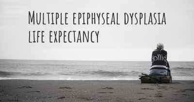 Multiple epiphyseal dysplasia life expectancy