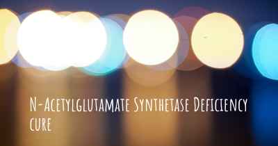 N-Acetylglutamate Synthetase Deficiency cure