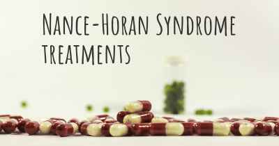 Nance-Horan Syndrome treatments