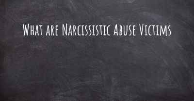 What are Narcissistic Abuse Victims