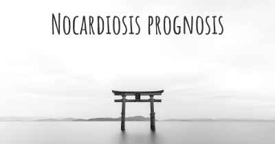 Nocardiosis prognosis