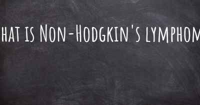 What is Non-Hodgkin's lymphoma