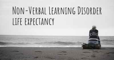 Non-Verbal Learning Disorder life expectancy