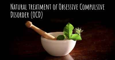 Natural treatment of Obsessive Compulsive Disorder (OCD)