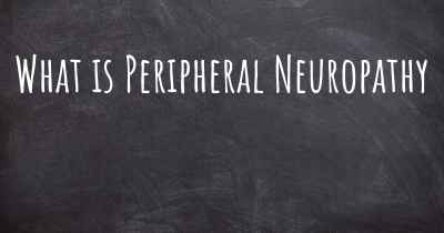 What is Peripheral Neuropathy