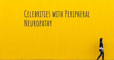 neuropathy peripheral expectancy celebrities someone diseasemaps