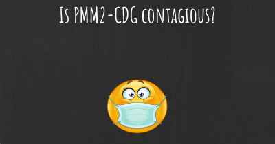 Is PMM2-CDG contagious?