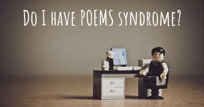 Do I have POEMS syndrome?