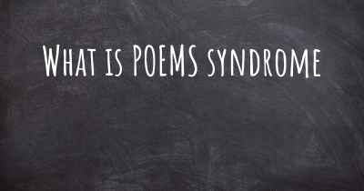 What is POEMS syndrome