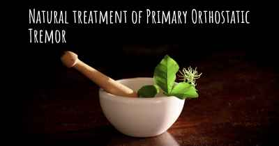 Natural treatment of Primary Orthostatic Tremor