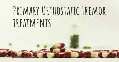 Primary Orthostatic Tremor treatments