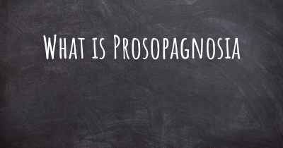 What is Prosopagnosia