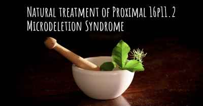 Natural treatment of Proximal 16p11.2 Microdeletion Syndrome