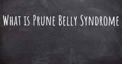 What is Prune Belly Syndrome