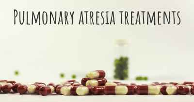 Pulmonary atresia treatments