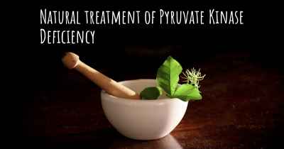 Natural treatment of Pyruvate Kinase Deficiency