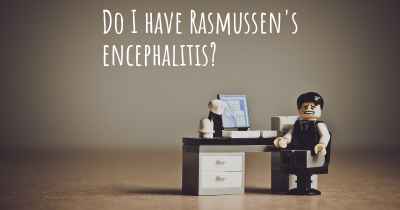Do I have Rasmussen's encephalitis?