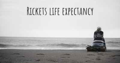 Rickets life expectancy