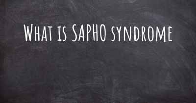 What is SAPHO syndrome