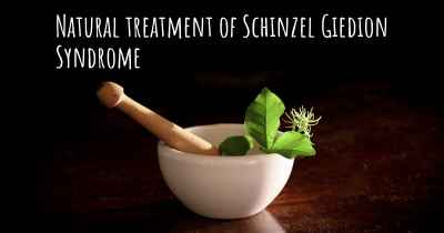 Natural treatment of Schinzel Giedion Syndrome