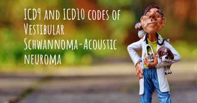 ICD9 and ICD10 codes of Vestibular Schwannoma-Acoustic neuroma