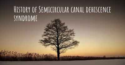 History of Semicircular canal dehiscence syndrome