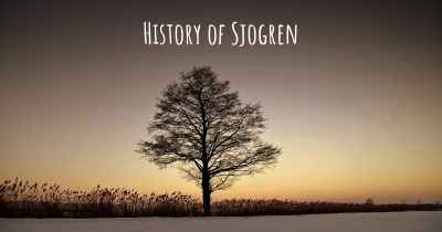 History of Sjogren