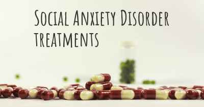 Social Anxiety Disorder treatments